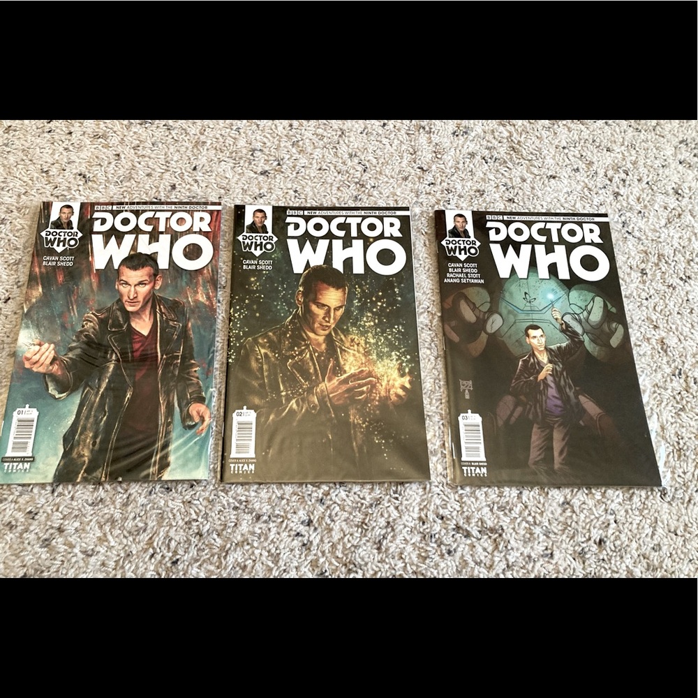 Doctor Who comic books Adventures of the Ninth Doctor issues 1-3